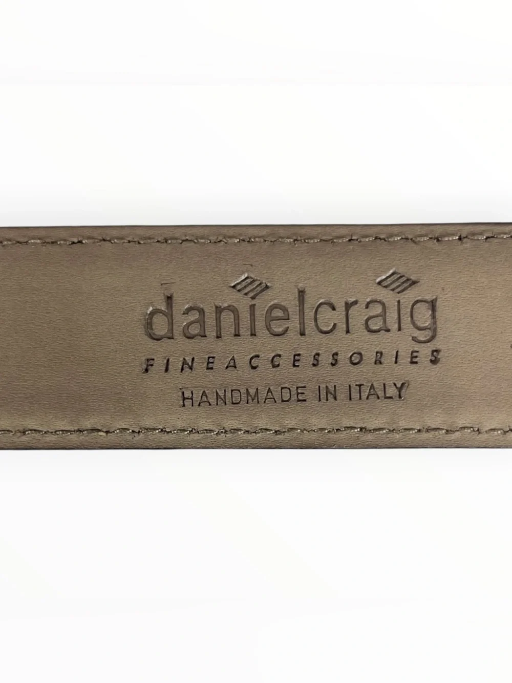 Daniel Craig Italian Leather Belt Men’s 38 Burgundy Handmade Italy
